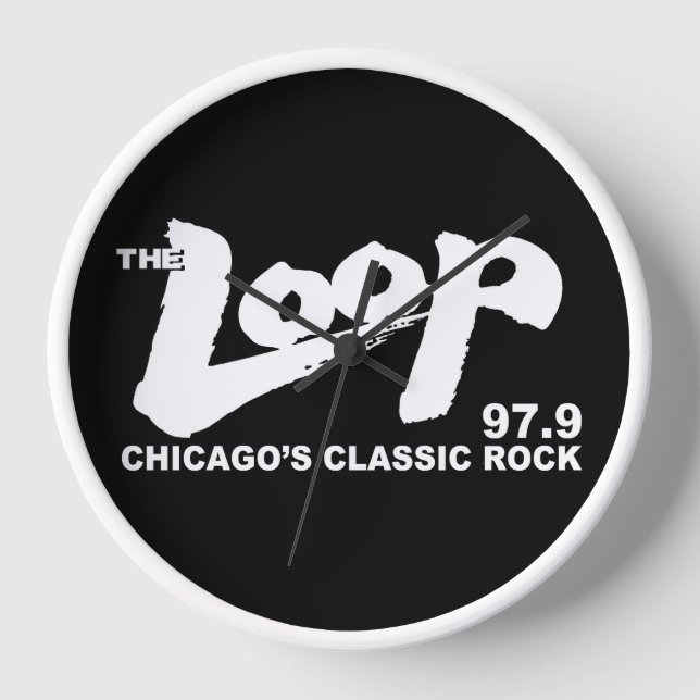 The Loop 97,9 FM Chicagos Classic Rock Uhr (Vorderseite)