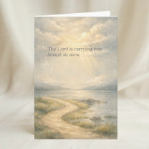 The Lord Is Carrying You Christian Encouragement 
