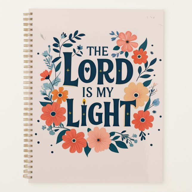 The Lord is My Light Planner  Planer (Vorderseite)