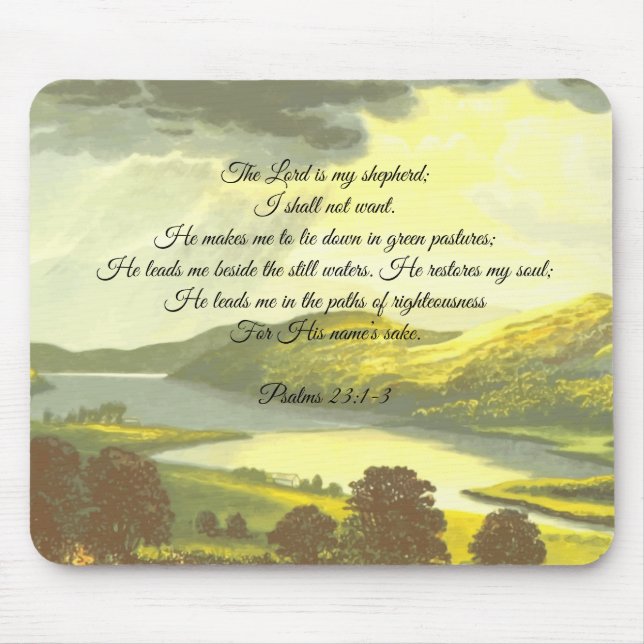 The Lord is my Shepard Mouse Pad Mousepad (Vorne)