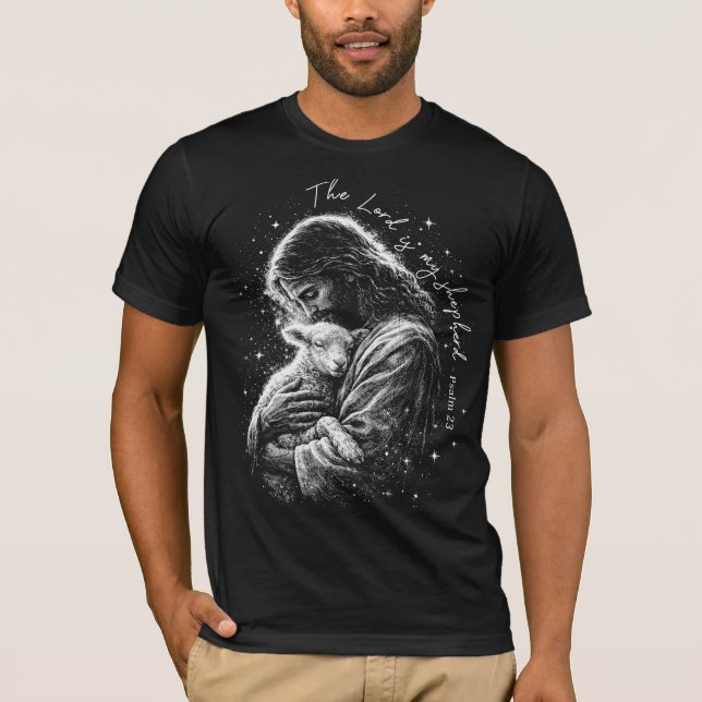 The Lord is my Shepard. Psalm 23 T-Shirt (Vorderseite)