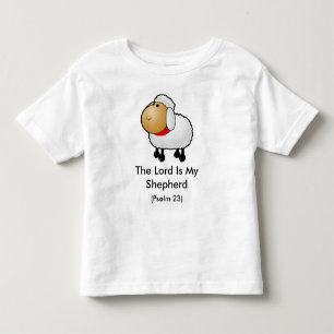 The Lord Is My Shepherd (Psalm 23) Kleinkind T-shirt