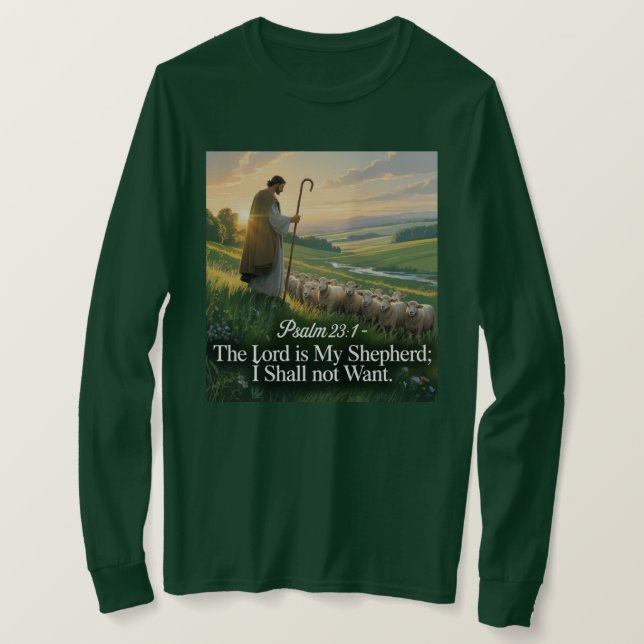 The Lord Is My Shepherd T-Shirt (Design vorne)