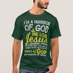The Lord Jesus Armor Of God Cross Faith Christian T-Shirt