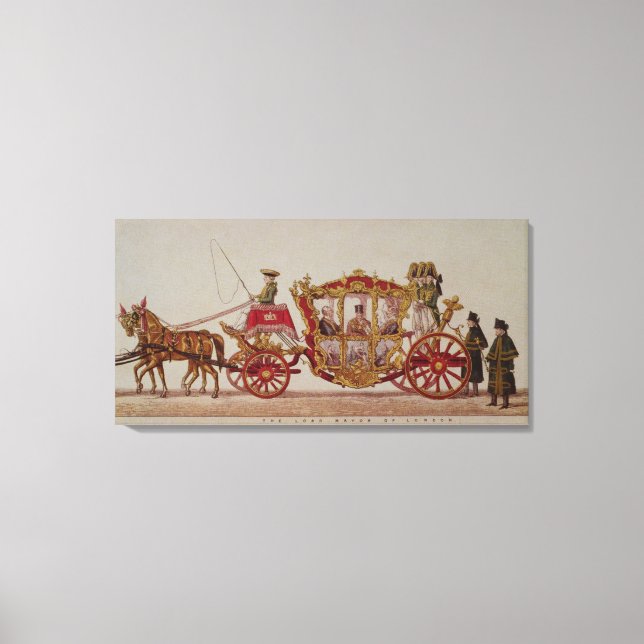 The Lord Mayor of London, 1853 Leinwanddruck (Vorderseite)
