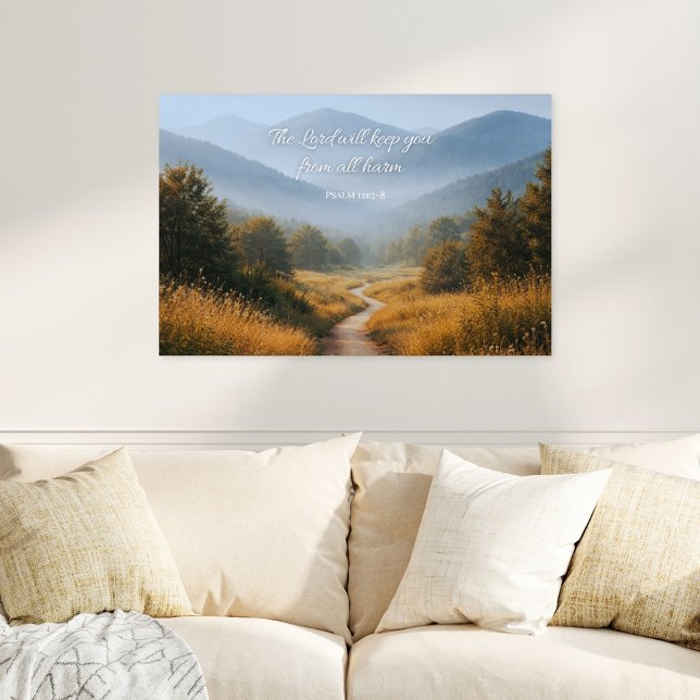 The Lord Will Keep You Psalm 121 Christian Poster (Von Creator hochgeladen)