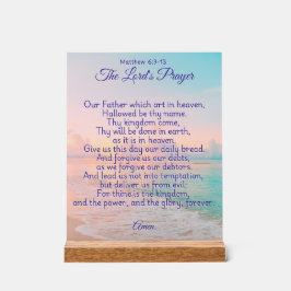The Lord's Prayer Acrylschild