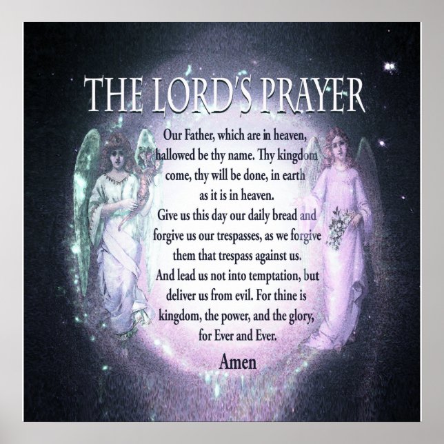 The Lord's Prayer Poster (Vorne)