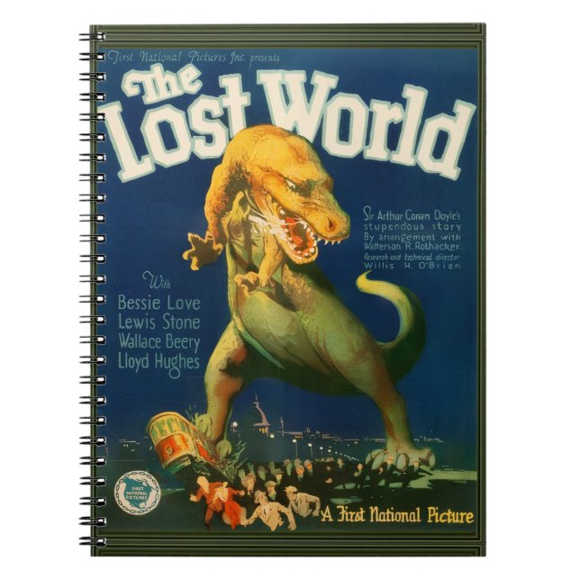 The Lost World Notebook Notizblock (Vorderseite)