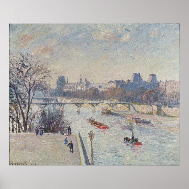 The Louvre, 1902 Poster (Vorne)