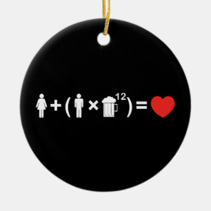 The Love Equation for Men Keramikornament