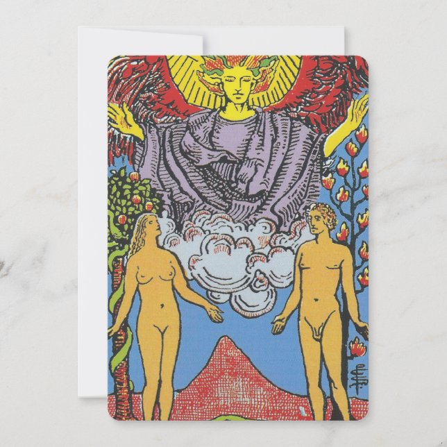The Lovers Tarot Card Tarots Reading Einladung (Vorderseite)