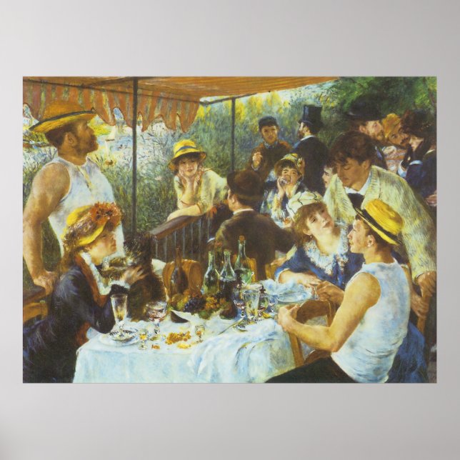 The Luncheon, by Pierre-Auguste Renoir Poster (Vorne)