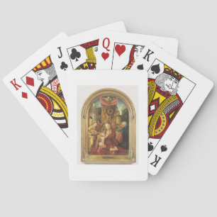 The Madonna and Child Enthroned Spielkarten