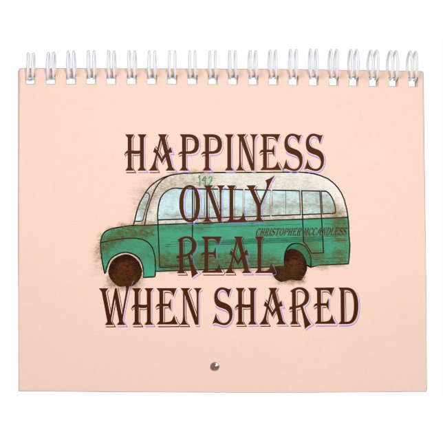 The Magic Bus: Happiness Only Real When Shared -  Kalender (Titelbild)