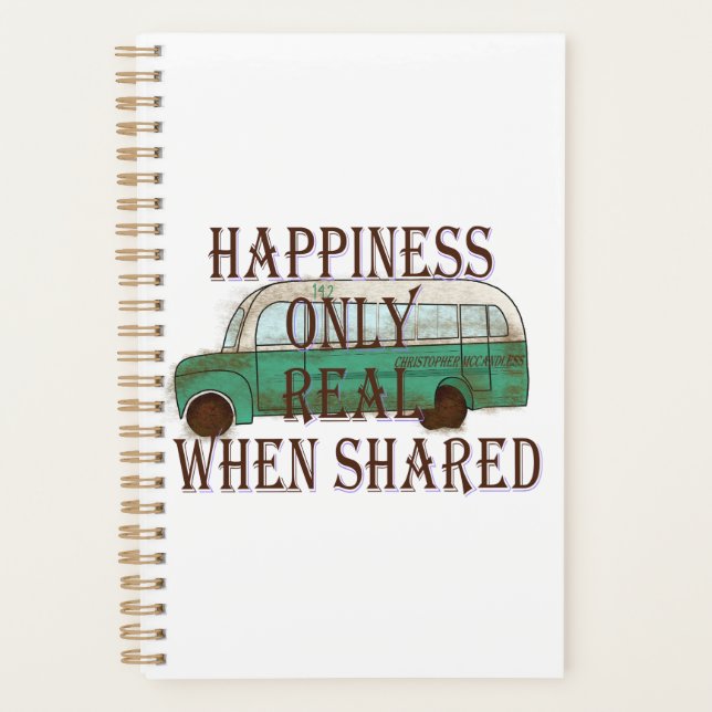 The Magic Bus: Happiness Only Real When Shared -  Planer (Vorderseite)