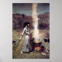 The Magic Circle von John William Waterhouse -1886