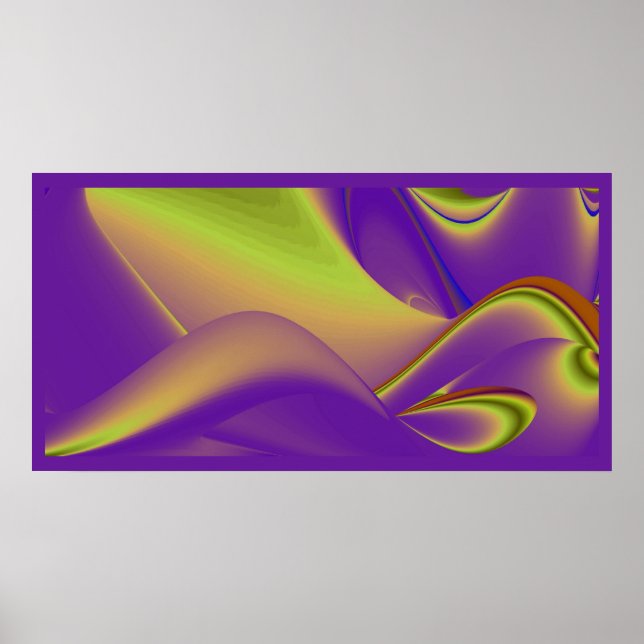 The Magic of Summer , Abstract 3D Art Poster (Vorne)