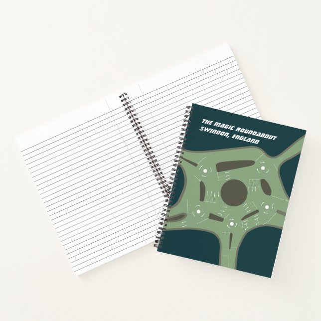 The Magic Roundabout, Swindon, England Notizbuch (Innenseite)