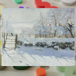 The Magpie by Claude Monet<br><div class="desc">Die Magpie (französisch: La Pie) ist ein Winterlandschaftsgemälde des französischen Impressionisten Claude Monet, das im Winter 1868-1869 in der Nähe der Gemeinde Étretat in der Normandie errichtet wurde. Das Gemälde ist eines der ersten Meisterwerke von Monet, das eine Kombination aus stark begrenztem Farbbereich, Luftperspektive und zerbrochenem Pinselstrich bietet. Eine virtuosen...</div>