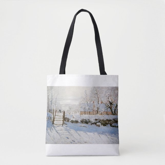 The Magpie by Claude Monet Tasche (Vorderseite)