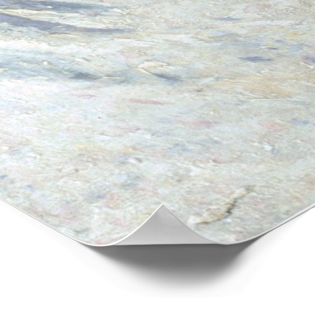 The Magpie - Claude Monet - Die Elster - La Pie Poster (Ecke)