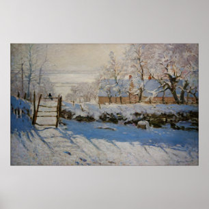 The Magpie La Pie von Claude Monet Poster