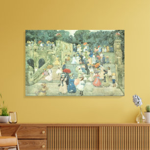 The Mall, Central Park von Maurice Prendergast Leinwanddruck