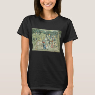 The Mall, Central Park von Maurice Prendergast T-Shirt