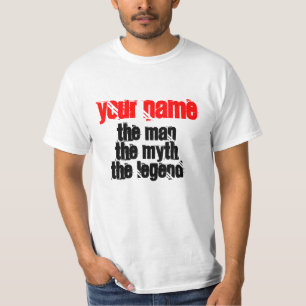 The man myth legend Shirt for men Personalisierba