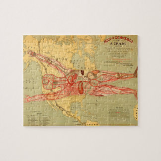 The Man of Commerce Map of United Staaten (1889)