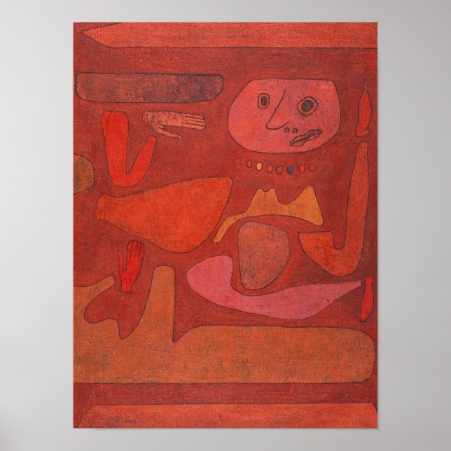 The Man of Confusion by Paul Klee Poster (Vorne)