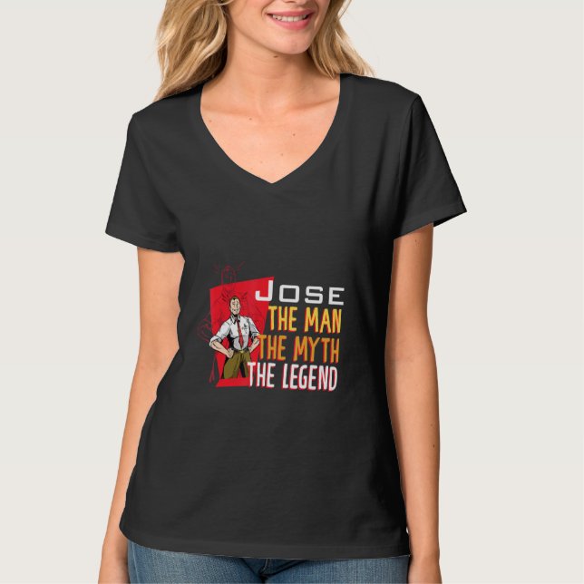 The man the myth the legend Jose T-Shirt (Vorderseite)
