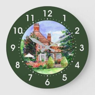 The Manor House York Englischer Garten Große Wanduhr