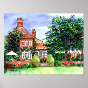 The Manor House York von Farida Greenfield Poster