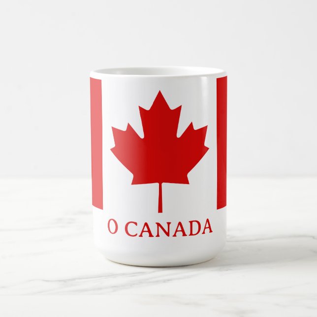 The Maple Leaf flag of Canada Kaffeetasse (Mittel)