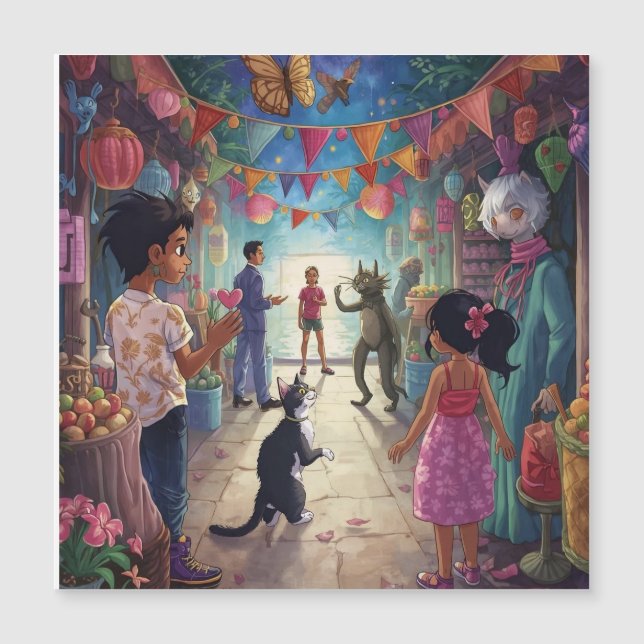 The Market Between Worlds Magnetkarte (Vorderseite)