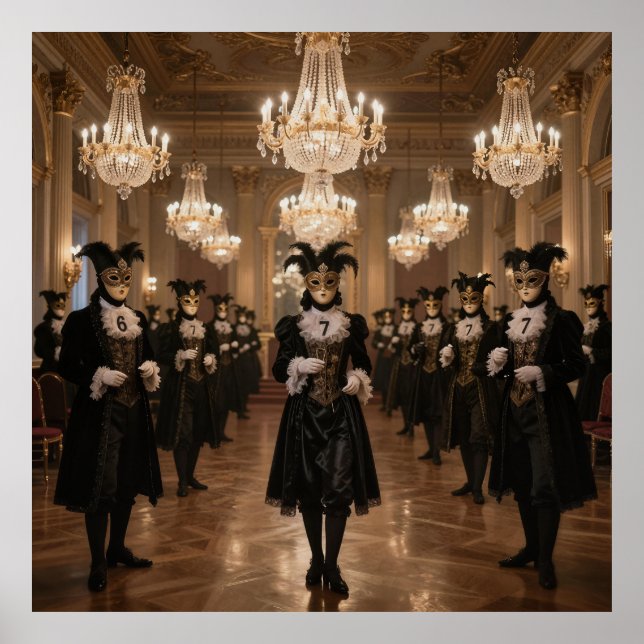 The Masquerade of Sevens Poster (Vorne)