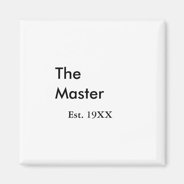 The Master boss name est year date man king title Magnet (Vorne)