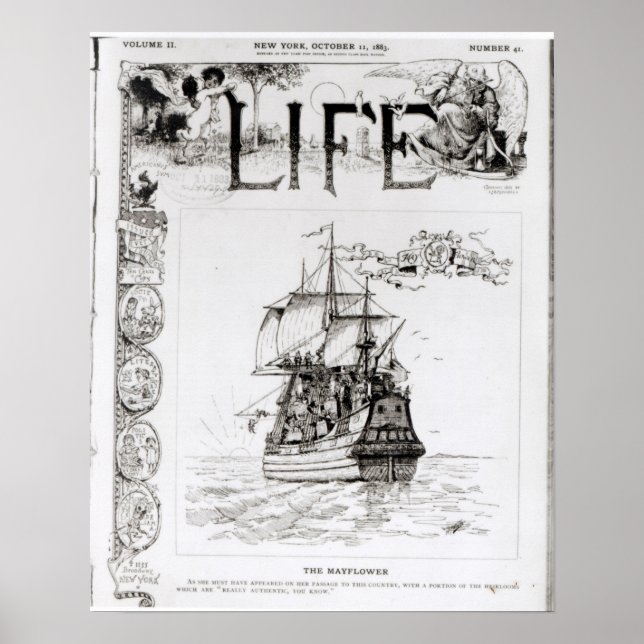The Mayflower, front cover from 'Life' Poster (Vorne)
