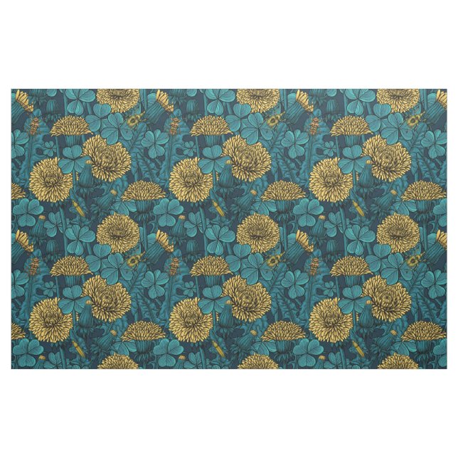 The meadow in yellow and blue stoff (Fat Quarter (45,7 x 55,9 cm))