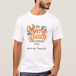The Merry Bunch – Retro Family Christmas Shirt