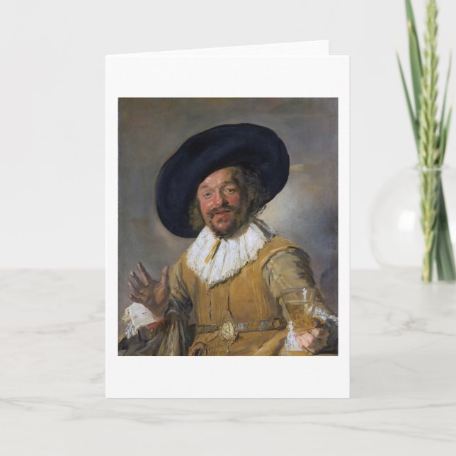 The Merry Drinker, Frans Hals, 1628-1630 Karte (Vorderseite)