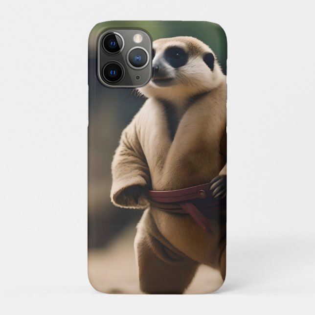 The Mighty Meerkat: Sumo Showdown, Case-Mate iPhone Hülle (Rückseite)
