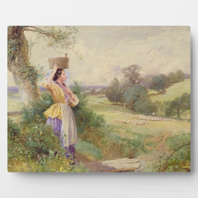 The Milkmaid, 1860 Fotoplatte (Vorderseite)