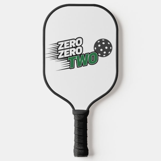 The Minimalist's Edge: Das "Zero Zero Two"-Racket Pickleball Schläger (Vorderseite)