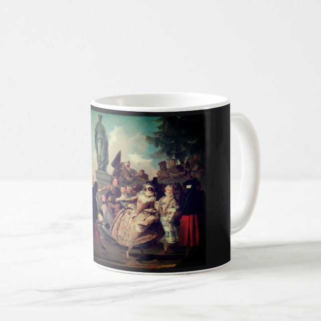 The Minuet – Giovanni Domenico Tiepolo Kaffeetasse (VorderseiteRechts)