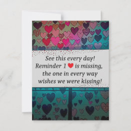 The Missing Heart Loves You Mitteilungskarte