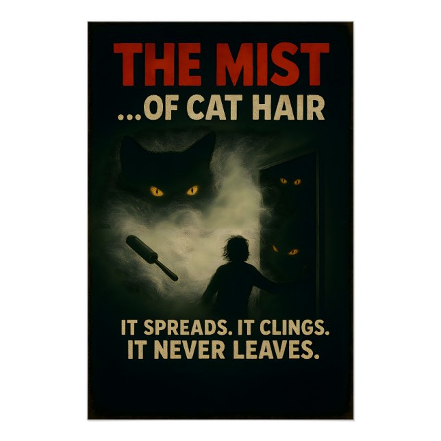 The Mist of Cat Hair Horror Parody  Poster (Vorderseite)
