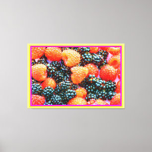 "The Mix of Berries" Niedliches Foto. Jetzt kaufen Leinwanddruck